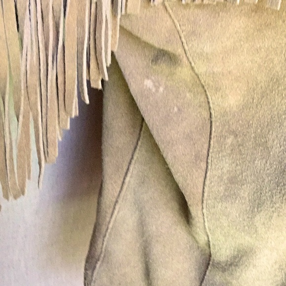 Vintage Berman’s Suede Fringe Jacket - Picture 3 of 8